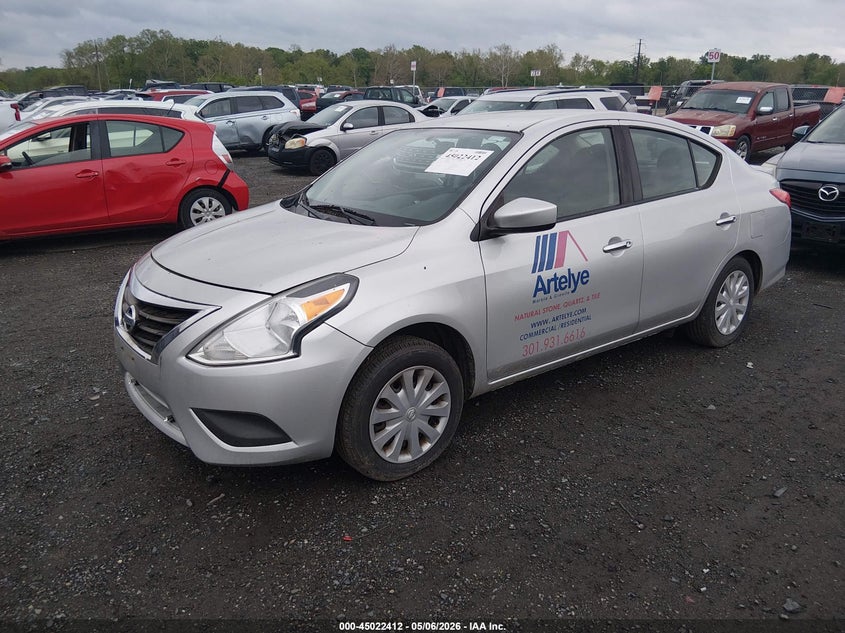 Vin: 3n1cn7ap4hk440460, lot: 45519926, nissan versa 1.6 sv 20172