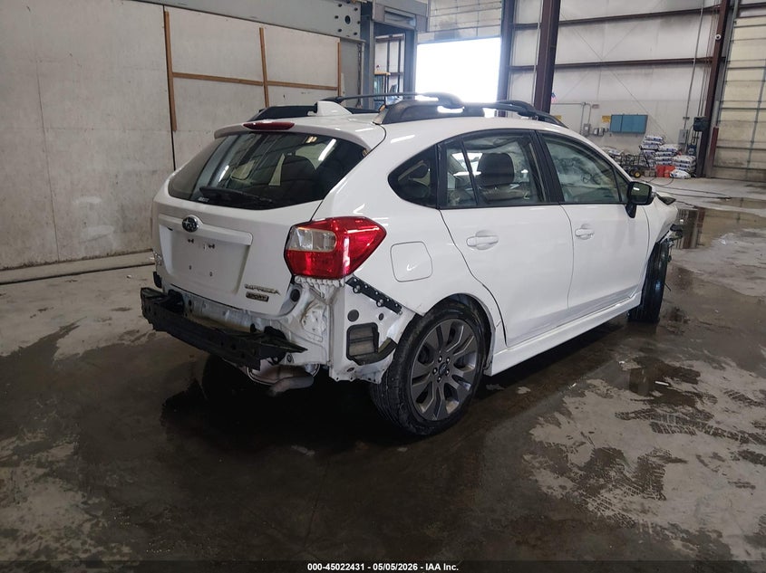 Vin: jf1gpau65g8230472, lot: 45519945, subaru impreza 2.0i sport limited 20164