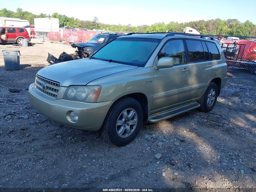 2003 Toyota Highlander Limited V6 JTEHF21A030137850 photo 1