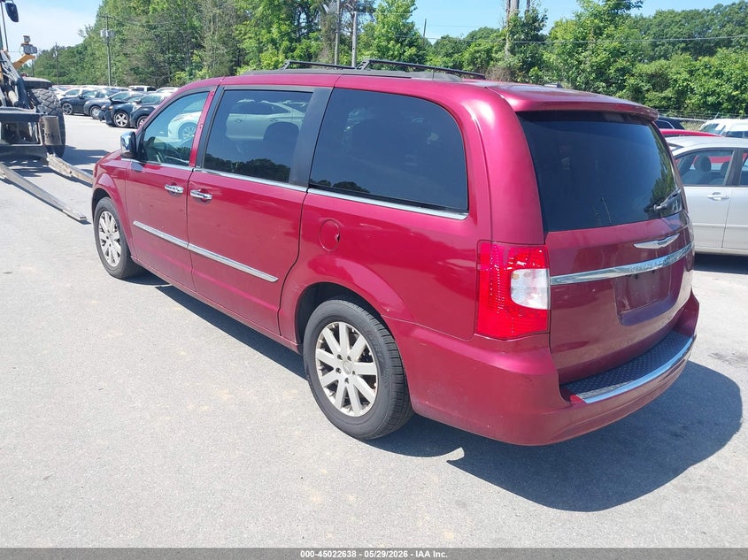 Vin: 2c4rc1cg8cr346210, lot: 45520152, chrysler town & country touring-l 20123
