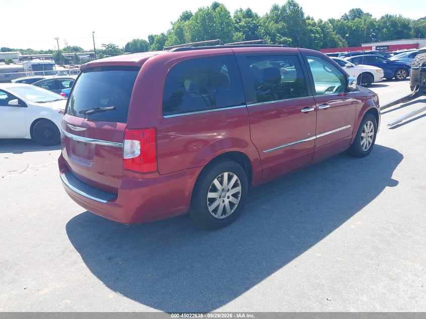 Vin: 2c4rc1cg8cr346210, lot: 45520152, chrysler town & country touring-l 20124