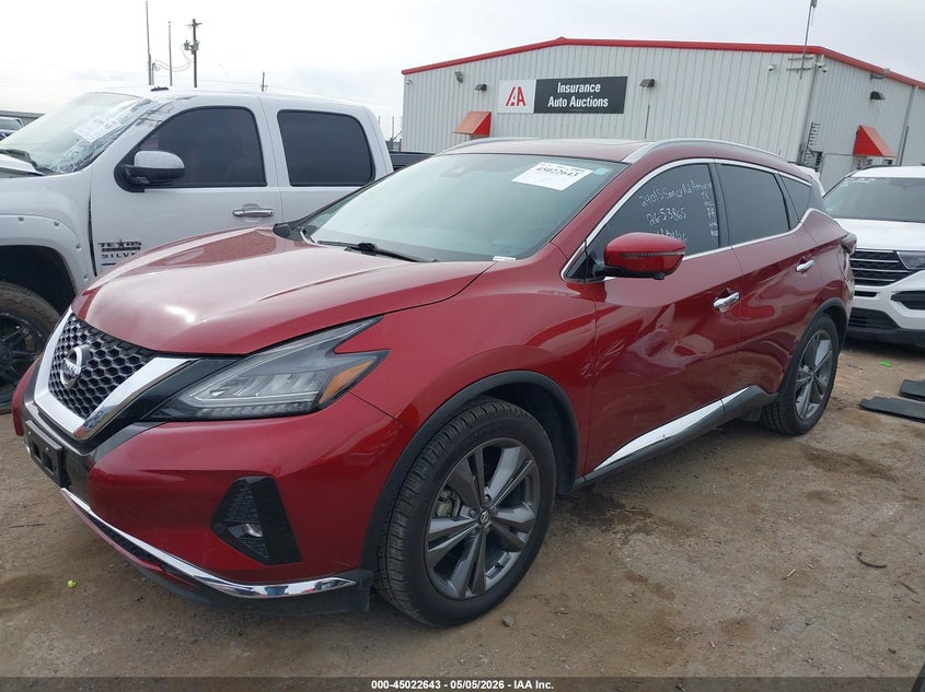 VIN 5N1AZ2DS2MC109920 2021 NISSAN MURANO PLATINUM INTELLIGENT AWD
