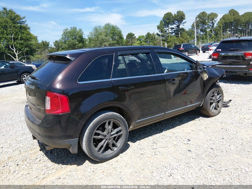 Vin: 2fmdk3kc8eba88835, lot: 45520220, ford edge limited 20144