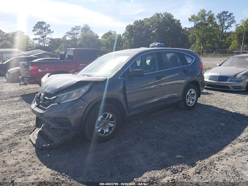 2015 Honda Cr-V Lx 5J6RM4H3XFL079535 photo 1