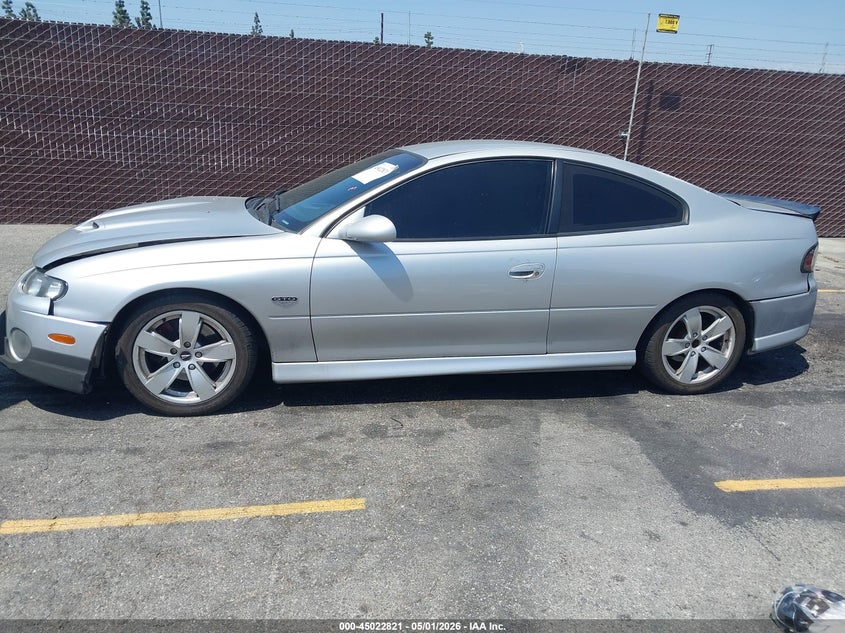 2006 Pontiac Gto VIN: 6G2VX12U06L502335 Lot: 45022821