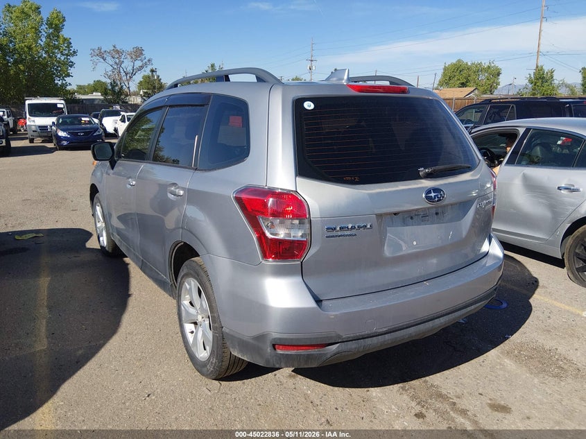 Vin: jf2sjabc3gh520743, lot: 45520350, subaru forester 2.5i 20163