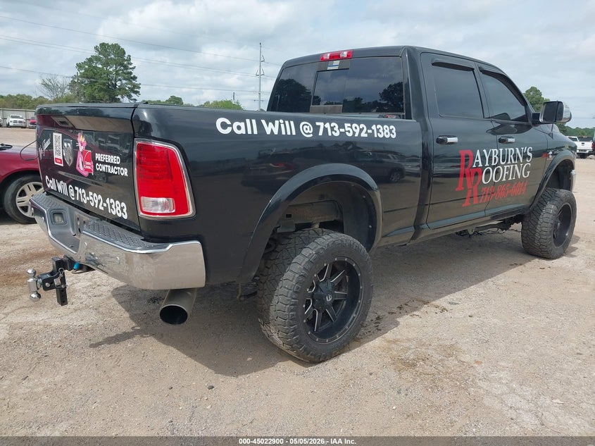 Vin: 3c6ur5gl6gg362013, lot: 45520414, ram 2500 laramie longhorn 20164