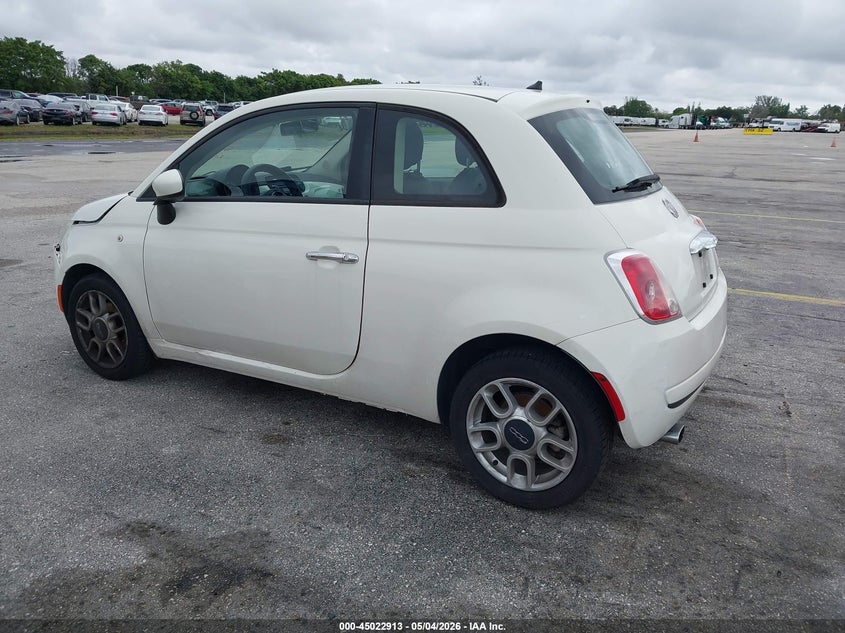 Vin: 3c3cffar1ct285105, lot: 45520427, fiat 500 pop 20123