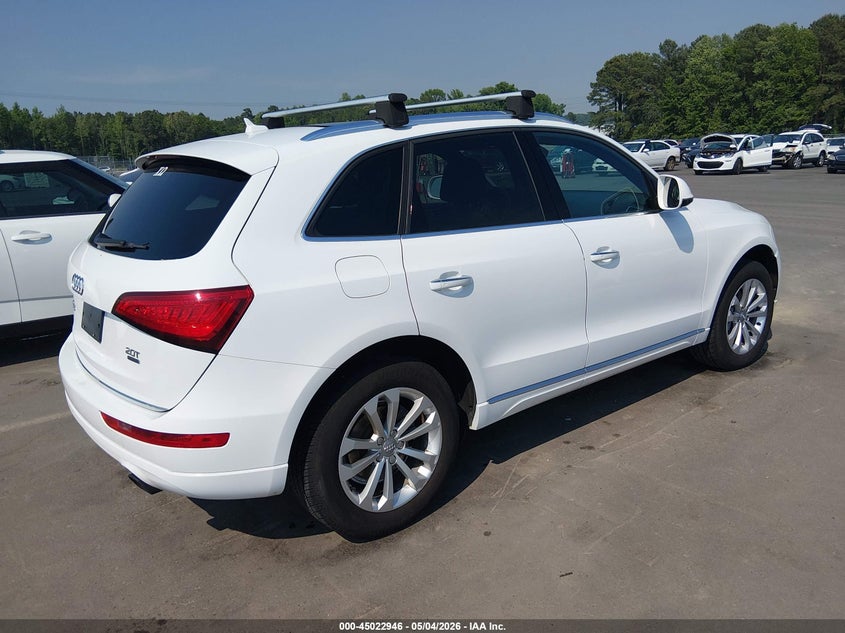 Vin: wa1c2afp4ga112624, lot: 45520460, audi q5 2.0t premium 20164