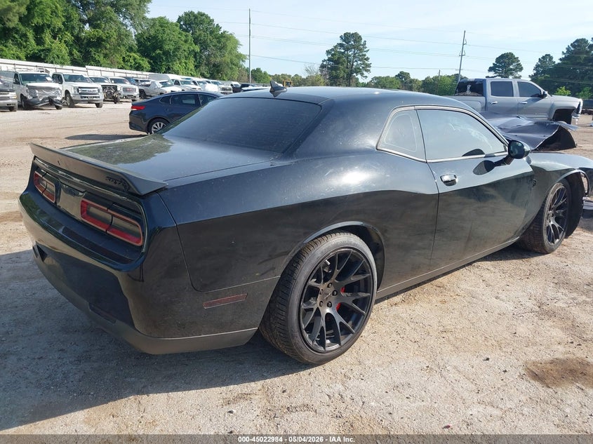 Vin: 2c3cdzc95gh213441, lot: 45520498, dodge challenger srt hellcat 20164