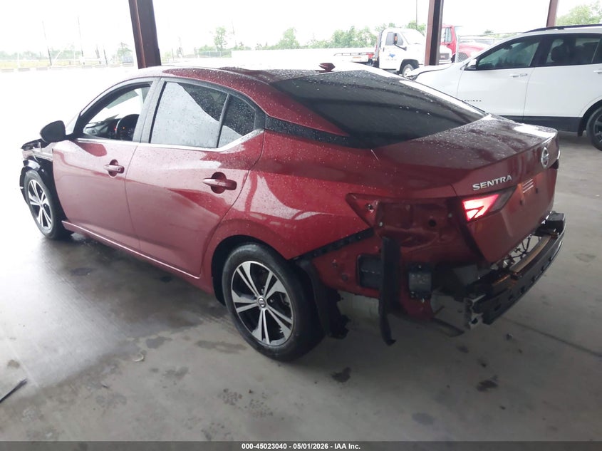 VIN 3N1AB8CV2NY286552 2022 NISSAN SENTRA SV XTRONIC CVT