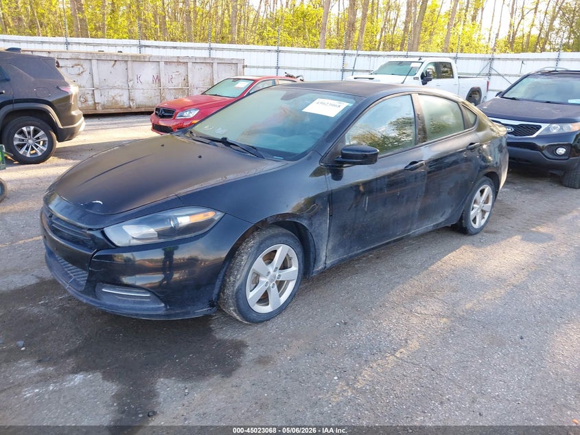 Vin: 1c3cdfbb6gd529026, lot: 45520582, dodge dart sxt 20162