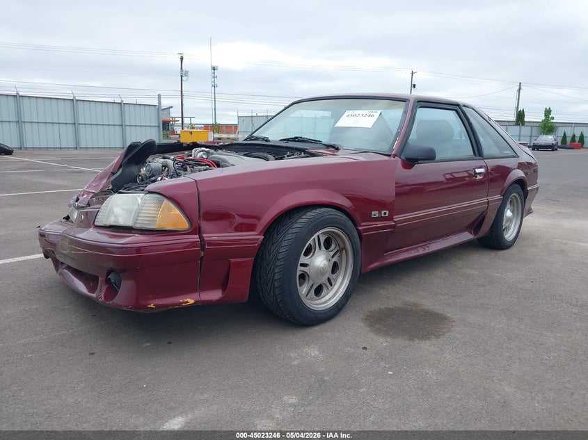 1FABP42E0HF253337 1987 Ford Mustang Gt photo 1