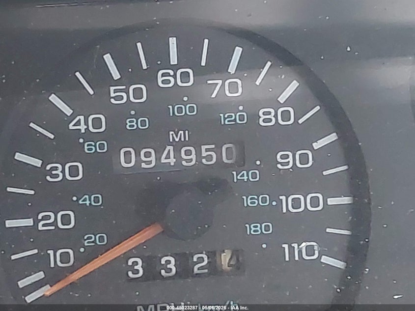 1996 Dodge Dakota VIN: 1B7FL26P2TS551976 Lot: 45023287