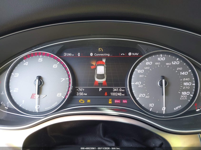 2013 Audi S7 4.0T Prestige VIN: WAU32AFC9DN037715 Lot: 45023561