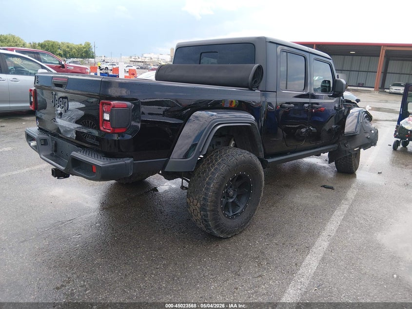 Vin: 1c6jjtag1ml540290, lot: 45521082, jeep gladiator sport s 4x4 20214