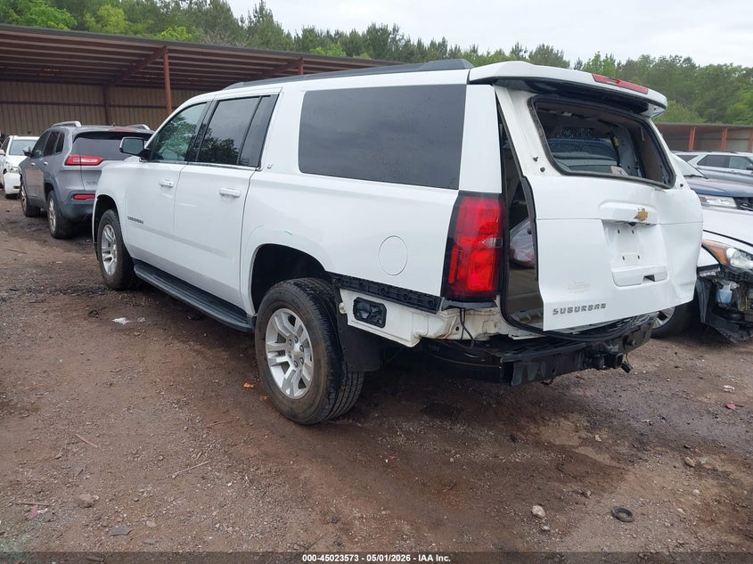 Vin: 1gnschkc7jr108562, lot: 45521087, chevrolet suburban lt 20183