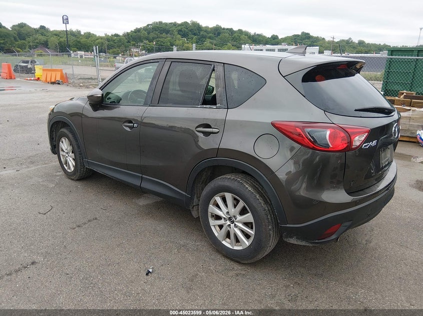 Vin: jm3ke2cy1g0849563, lot: 45521114, mazda cx-5 touring 20163