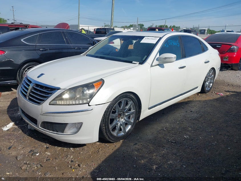 Vin: kmhgh4jf6bu036364, lot: 45521179, hyundai equus signature 20112