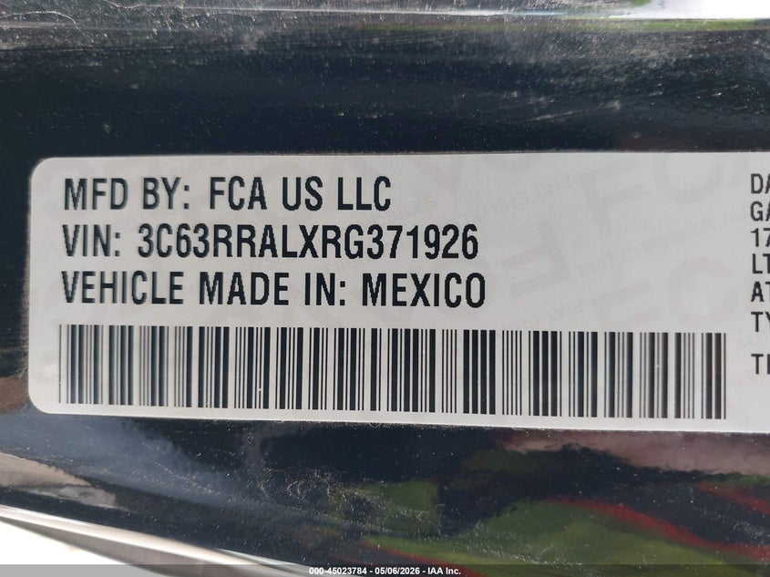 2024 RAM 3500 auction photo 8