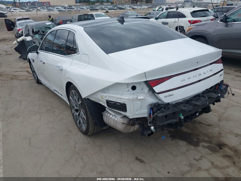 Vin: kmtfc4sd5su053489, lot: 45521382, genesis g90 3.5t e-sc awd 20253