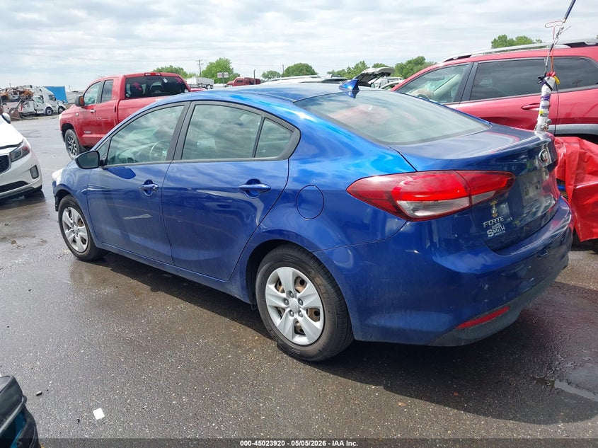 Vin: 3kpfk4a79he148934, lot: 45521434, kia forte lx 20173