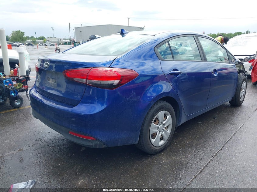 Vin: 3kpfk4a79he148934, lot: 45521434, kia forte lx 20174
