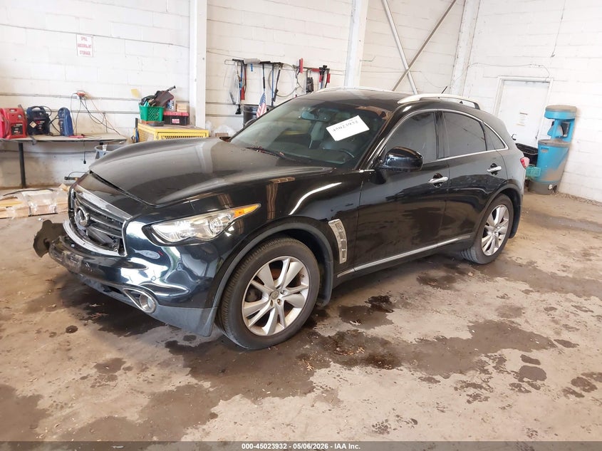 Vin: jn8cs1mw9dm174745, lot: 45521446, infiniti fx37 20132