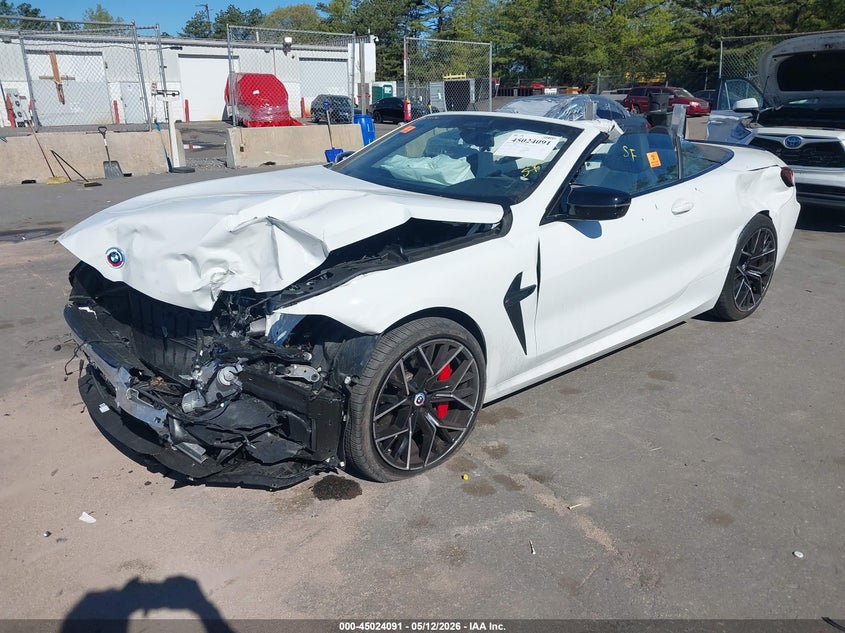 Vin: wbsdz0c00pcl65637, lot: 45521605, bmw m8 cabriolet competition 20232