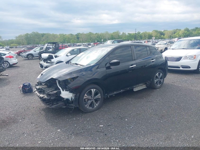 Vin: 1n4bz1cp4lc309217, lot: 45521617, nissan leaf sv plus 62 kwh 20202