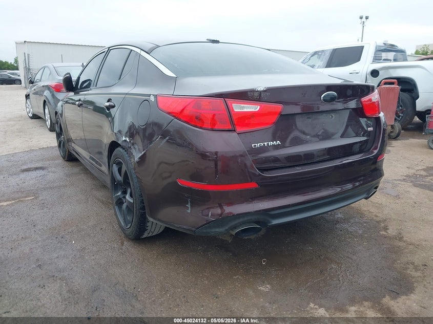 Vin: 5xxgm4a79eg297233, lot: 45521646, kia optima lx 20143