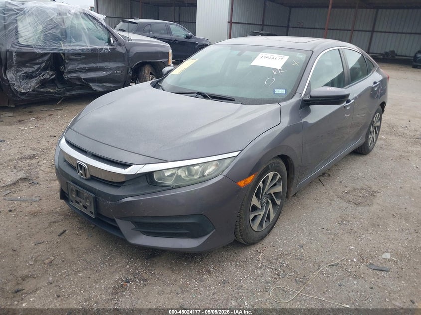 2016 Honda Civic Ex 19XFC2F7XGE001451 photo 1