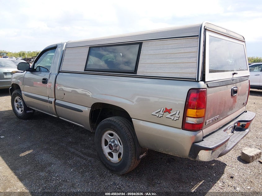 2002 GMC SIERRA TRUCK 4.3L V-6 200HP