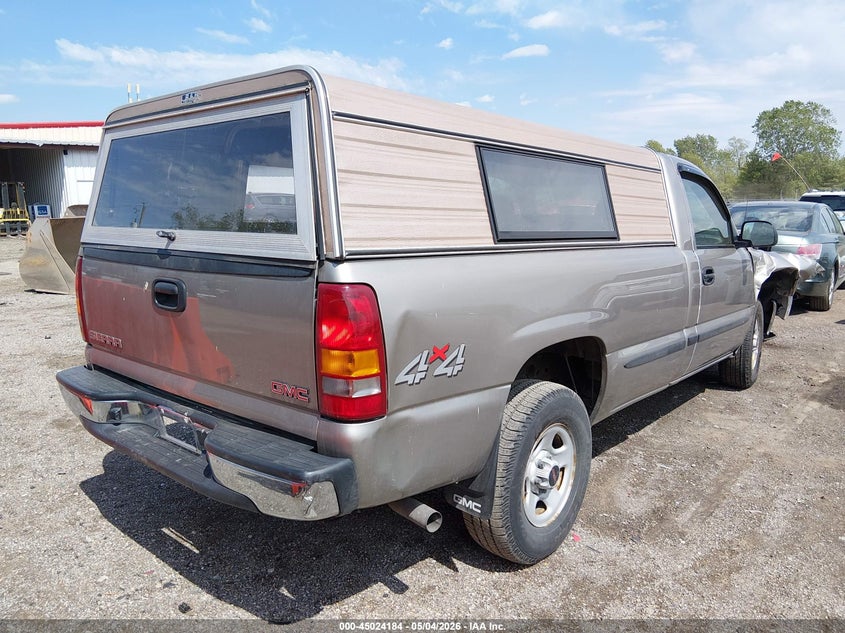 2002 GMC SIERRA TRUCK 4.3L V-6 200HP