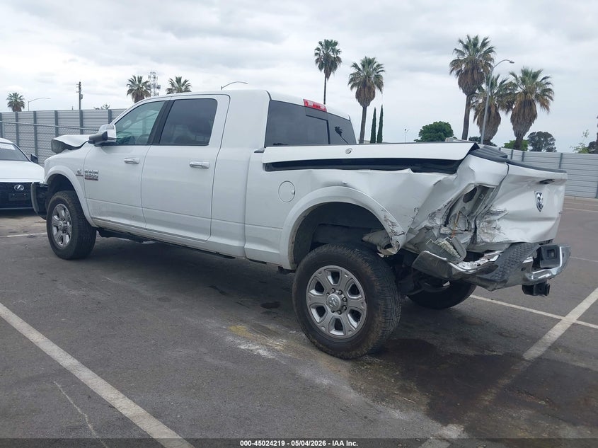 Vin: 3c6ur5nl9eg106626, lot: 45521733, ram 2500 laramie 20143