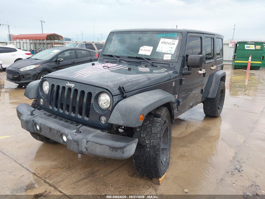 2017 Jeep Wrangler Unlimited Sport 4x4 1C4BJWDG1HL624447 photo 1
