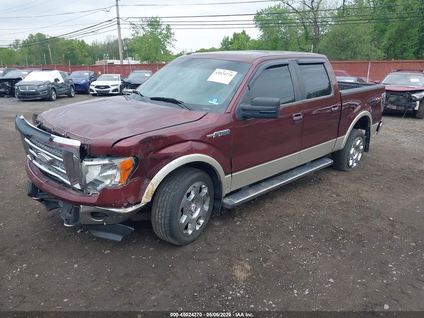 Vin: 1ftfw1ev0afb69467, lot: 45521784, ford f-150 fx4/harley-davidson/king ranch/lariat/platinum/xl/xlt 20102