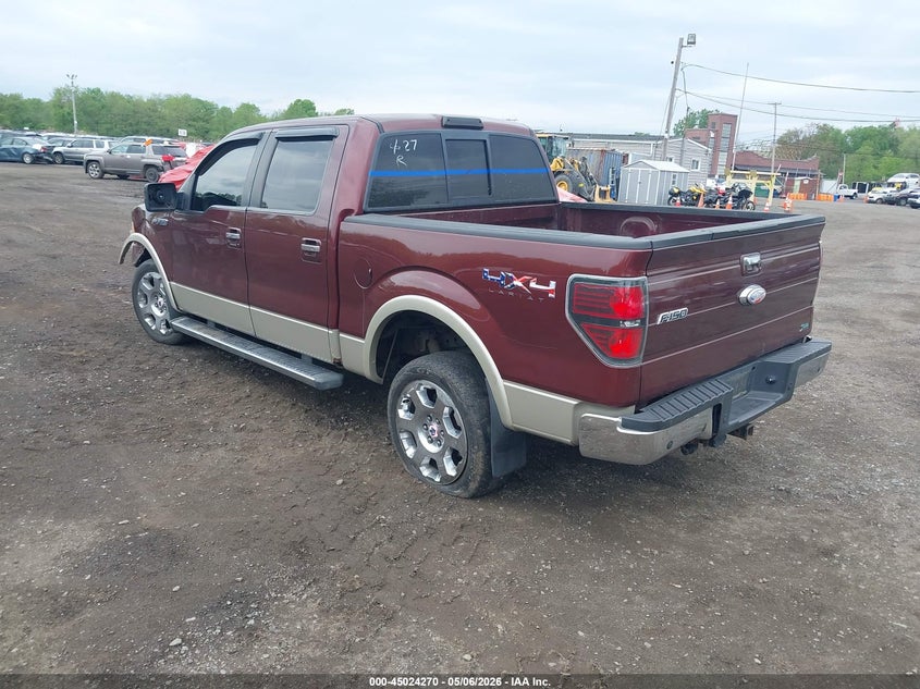 Vin: 1ftfw1ev0afb69467, lot: 45521784, ford f-150 fx4/harley-davidson/king ranch/lariat/platinum/xl/xlt 20103