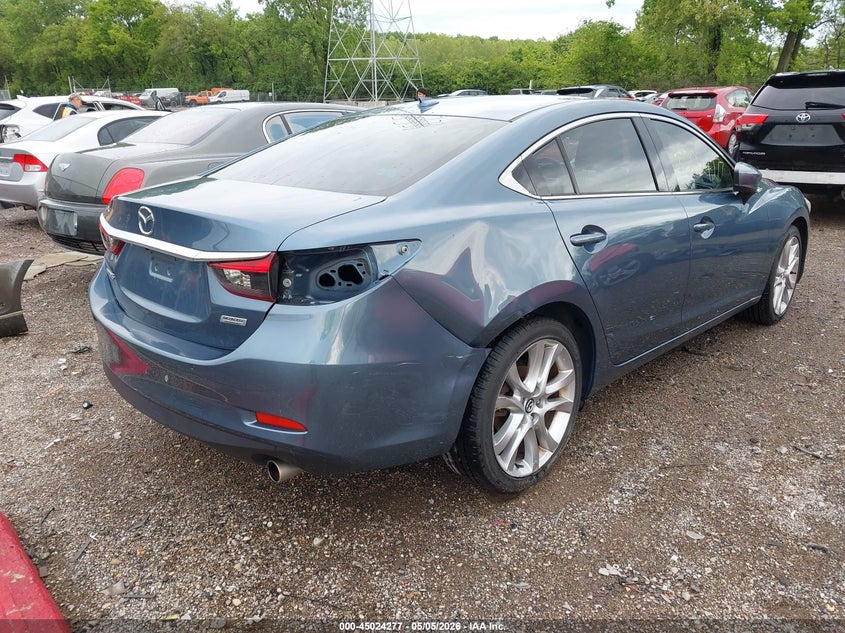 Vin: jm1gl1v55h1123914, lot: 45521791, mazda mazda6 touring 20174