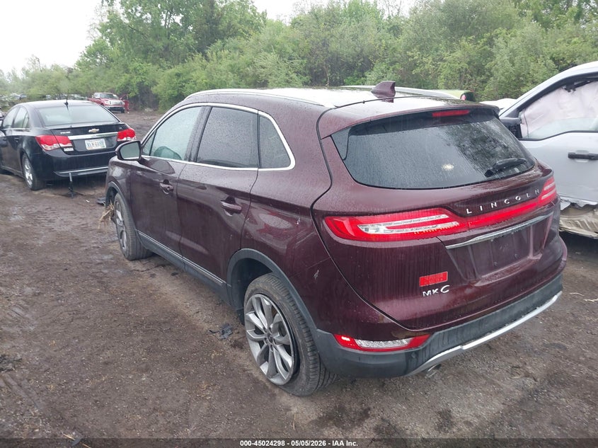 Vin: 5lmcj2c91kul22862, lot: 45521812, lincoln mkc select 20193