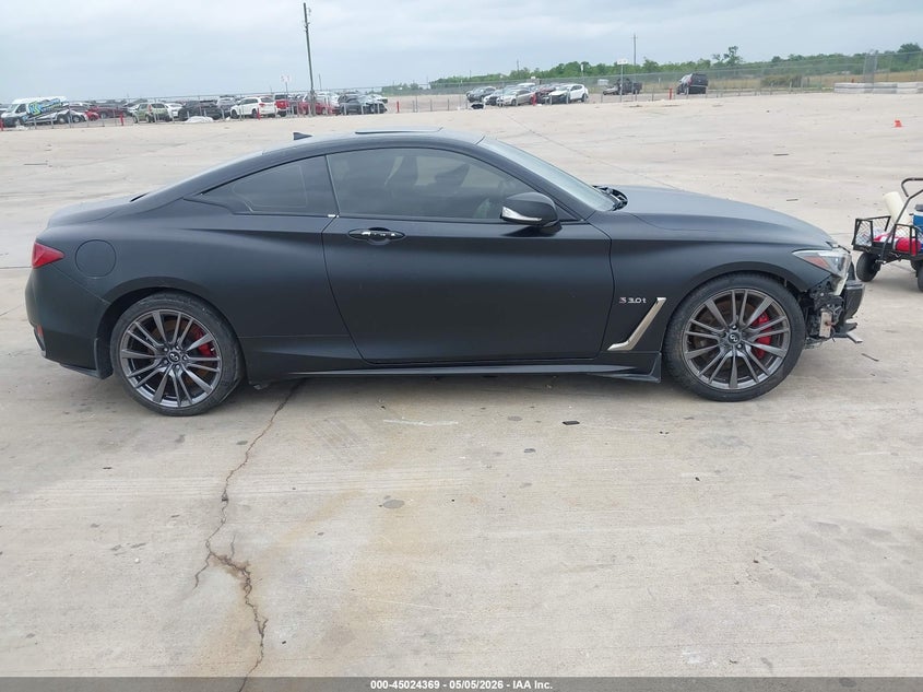 2017 Infiniti Q60 3.0T Red Sport 400 VIN: JN1FV7EK4HM610246 Lot: 45024369