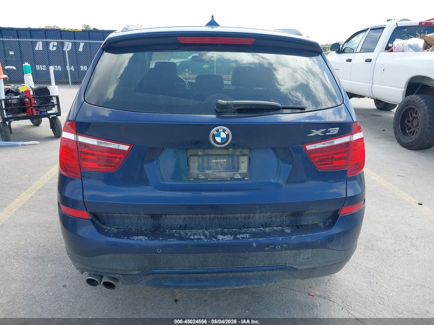 BMW X3 2016 VIN 5UXWZ7C52G0R32886