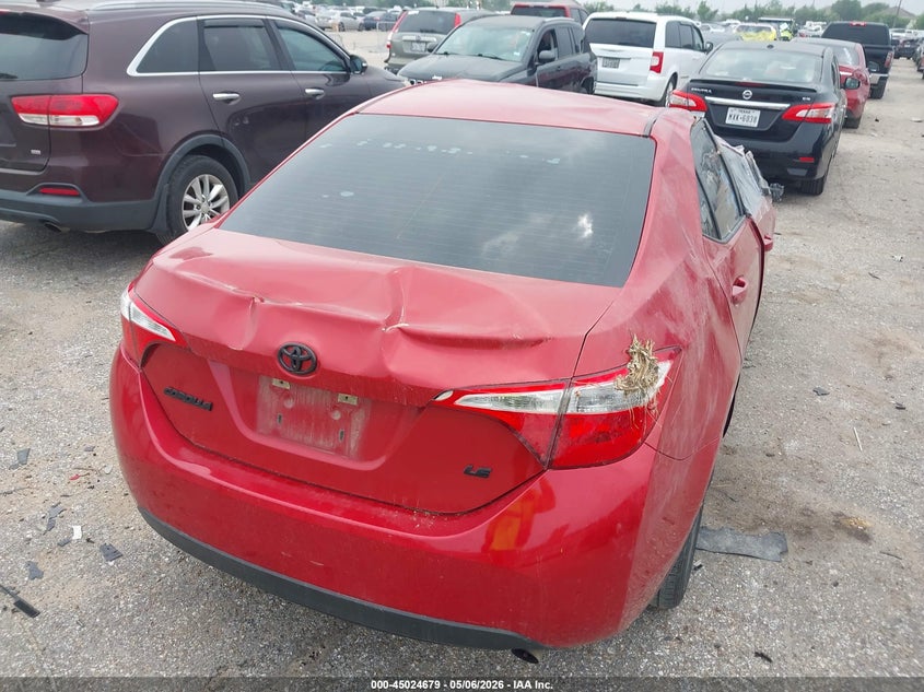 2016 TOYOTA COROLLA SEDAN 1.8L I-4 DOHC, VVT, 132HP