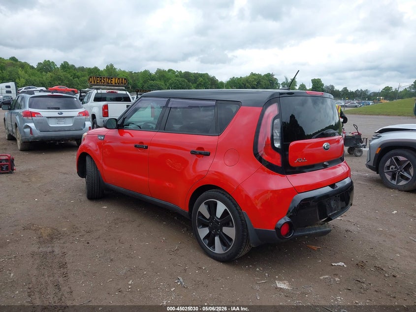 2016 KIA SOUL HATCHBACK 2.0L I-4 DI, DOHC, VVT, 164HP