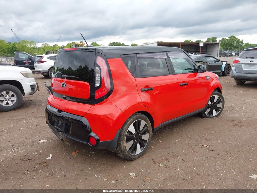 2016 KIA SOUL HATCHBACK 2.0L I-4 DI, DOHC, VVT, 164HP