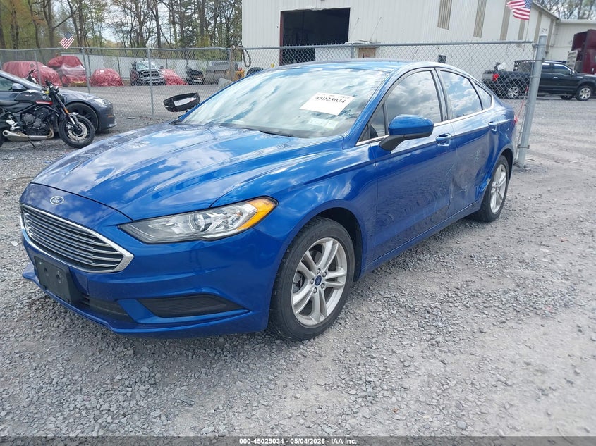 2018 Ford Fusion Se 3FA6P0HD2JR279553 photo 1