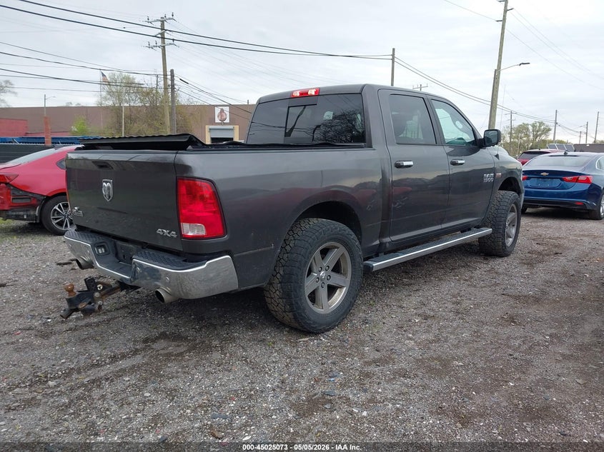 Vin: 3c6rr7lt3jg165427, lot: 45522587, ram 1500 big horn  4x4 5'7 box 20184