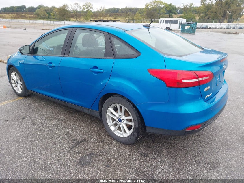 Vin: 1fadp3f29fl263009, lot: 45522623, ford focus se 20153