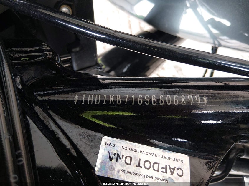 2025 Harley-Davidson Flhx VIN: 1HD1KB716SB606899 Lot: 45025128