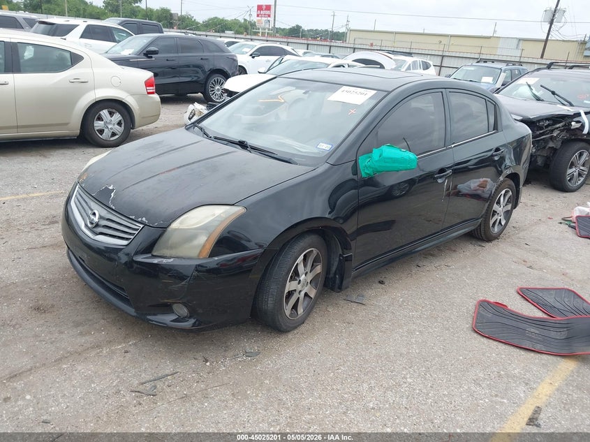 2012 Nissan Sentra 2.0 2.0 Sr black Lot 111045025201 Vin 3N1AB6AP1CL749574